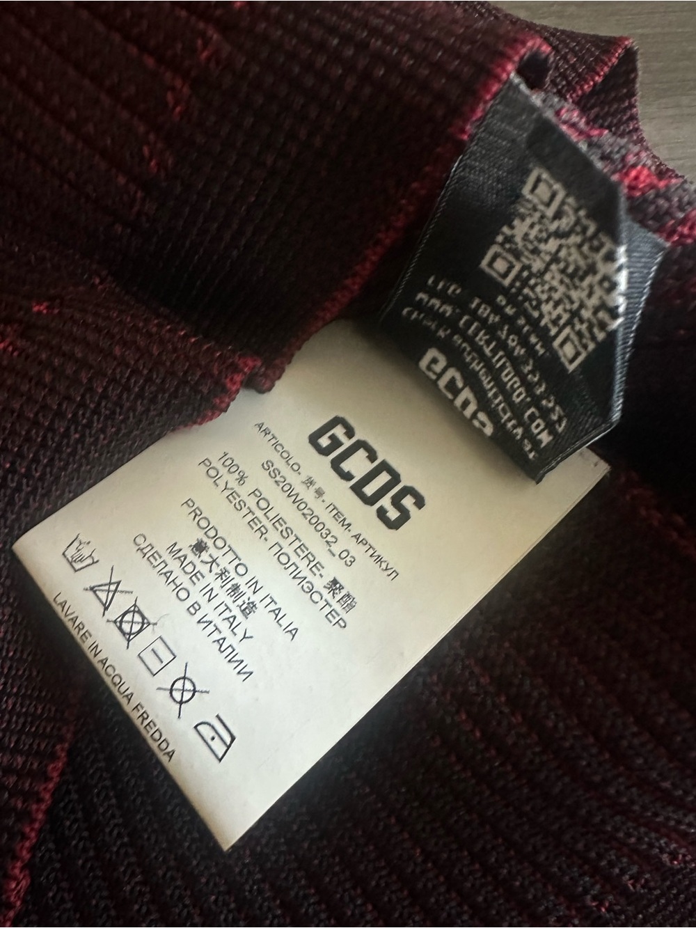 (New) GCDS Ribbed Crop Tank - Picture 10 of 11